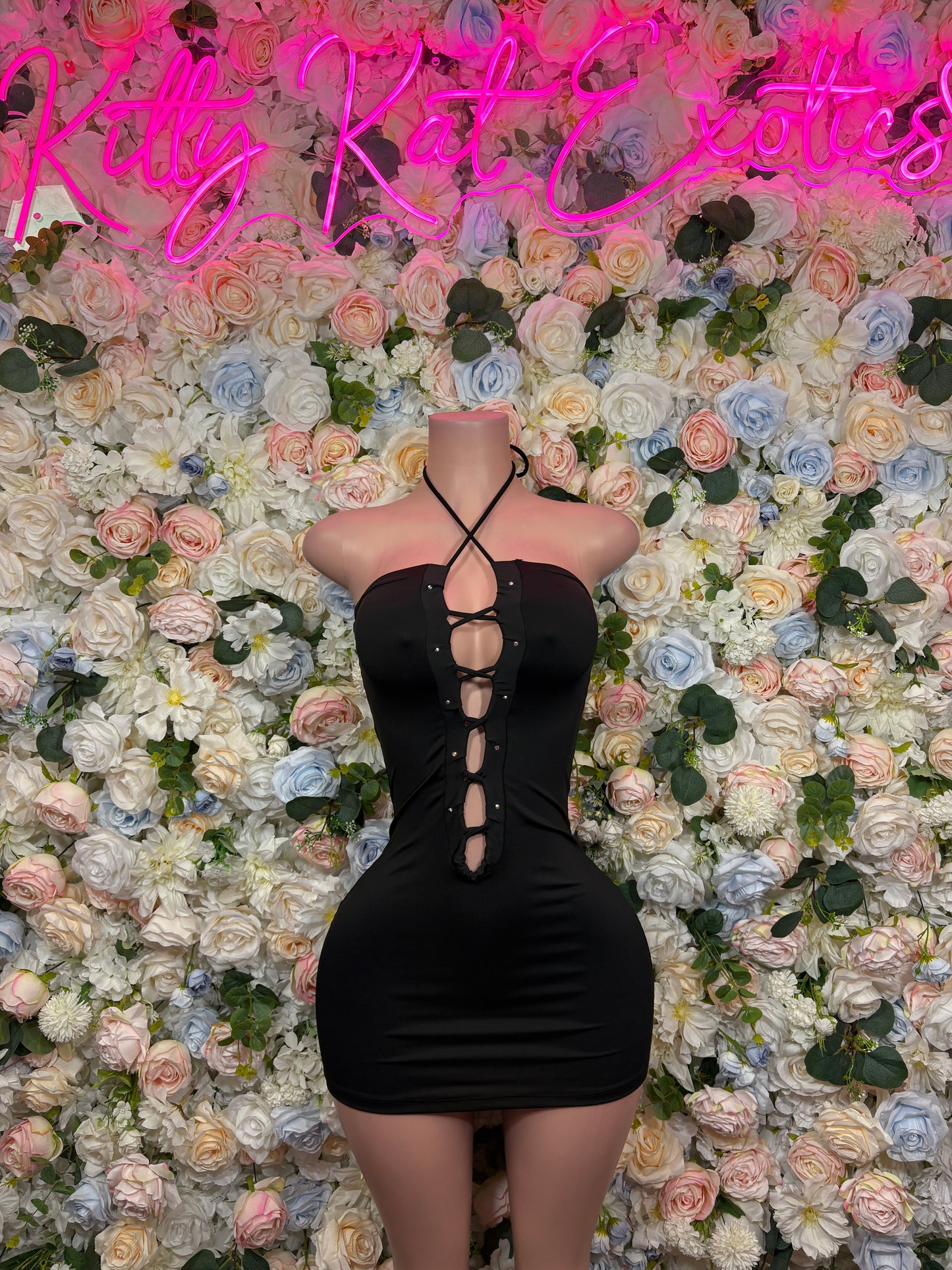 Black Dress Date Night  , Rave Dress for Performers, & Festival Clothing Exotic Dancewear