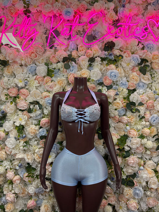 Baby Blue Two Piece Set  – Ravewear Festival