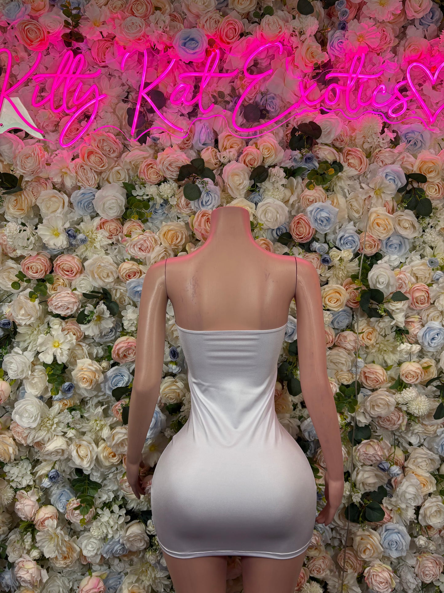 Exotic Dancewear Outfit White Dress Clubwear Festival Outfit EDM Party Dress Sexy White Bodycon Womens Dress