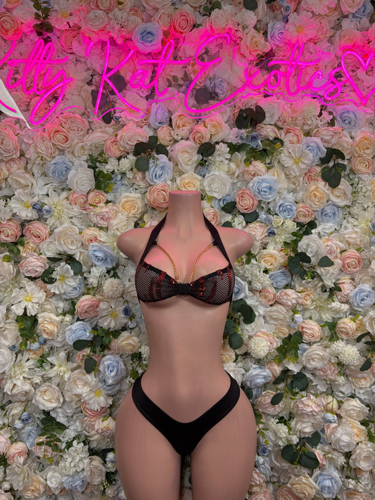 Black Two Piece Set Festival Outfit Dancewear Clubwear Ravewear