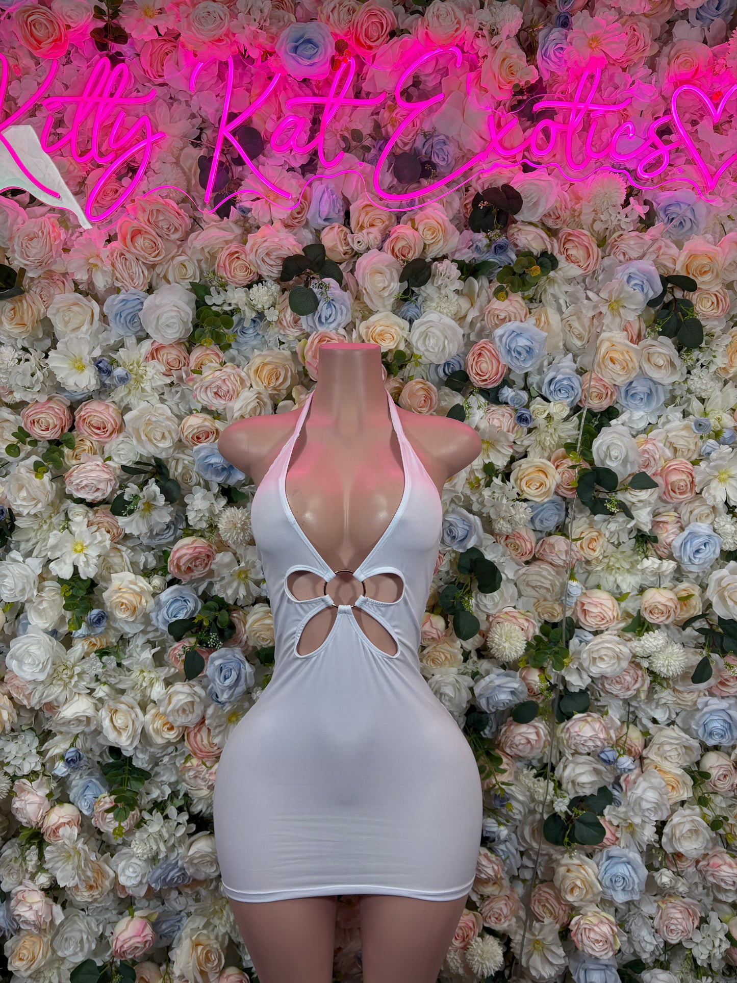 Exotic Dancewear Outfit White Dress Clubwear Festival Outfit EDM Party Dress Sexy White Bodycon Womens Dress