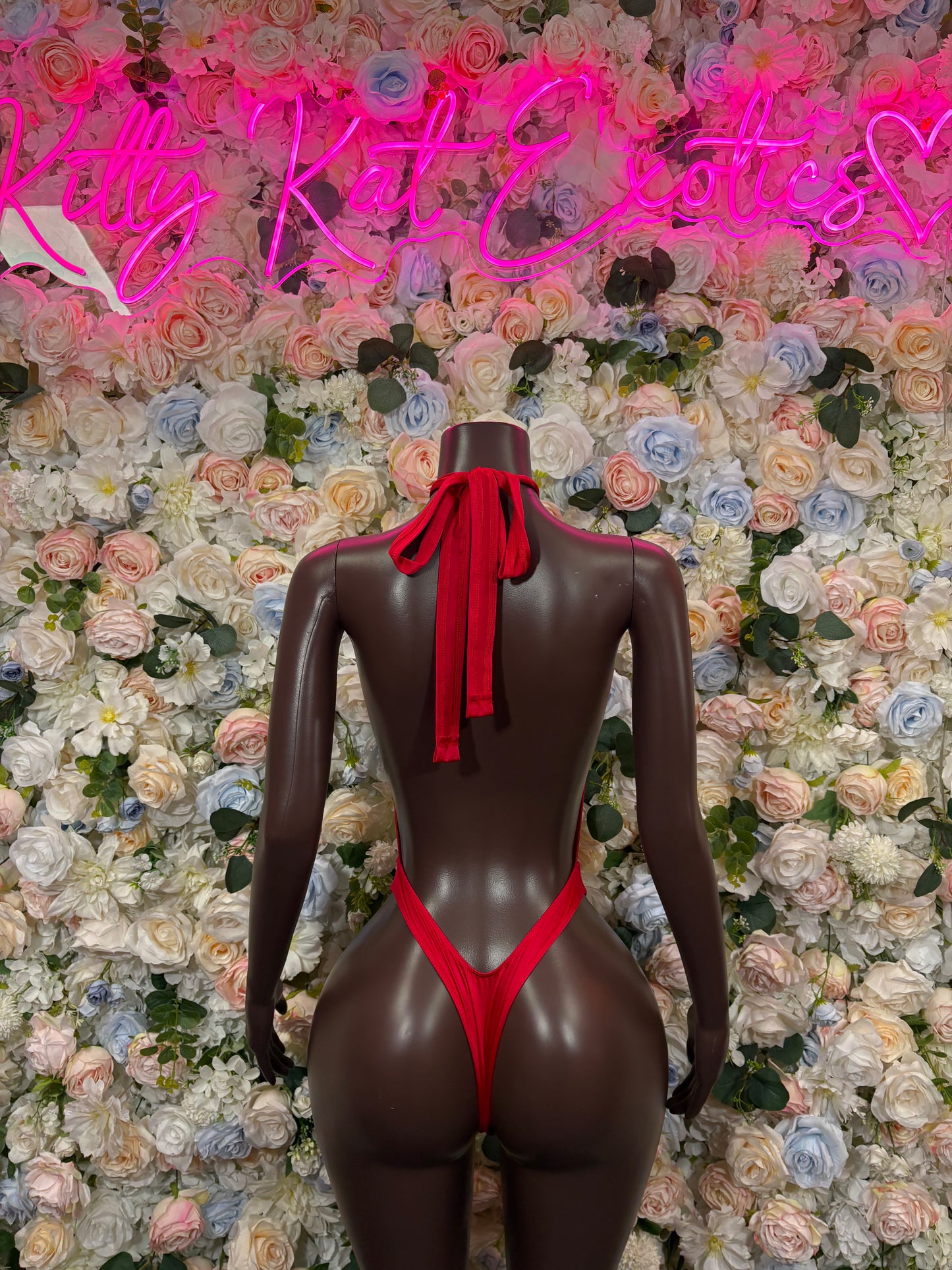 Ravewear Bodysuit Red Festival Outfit - Exotic Dancewear