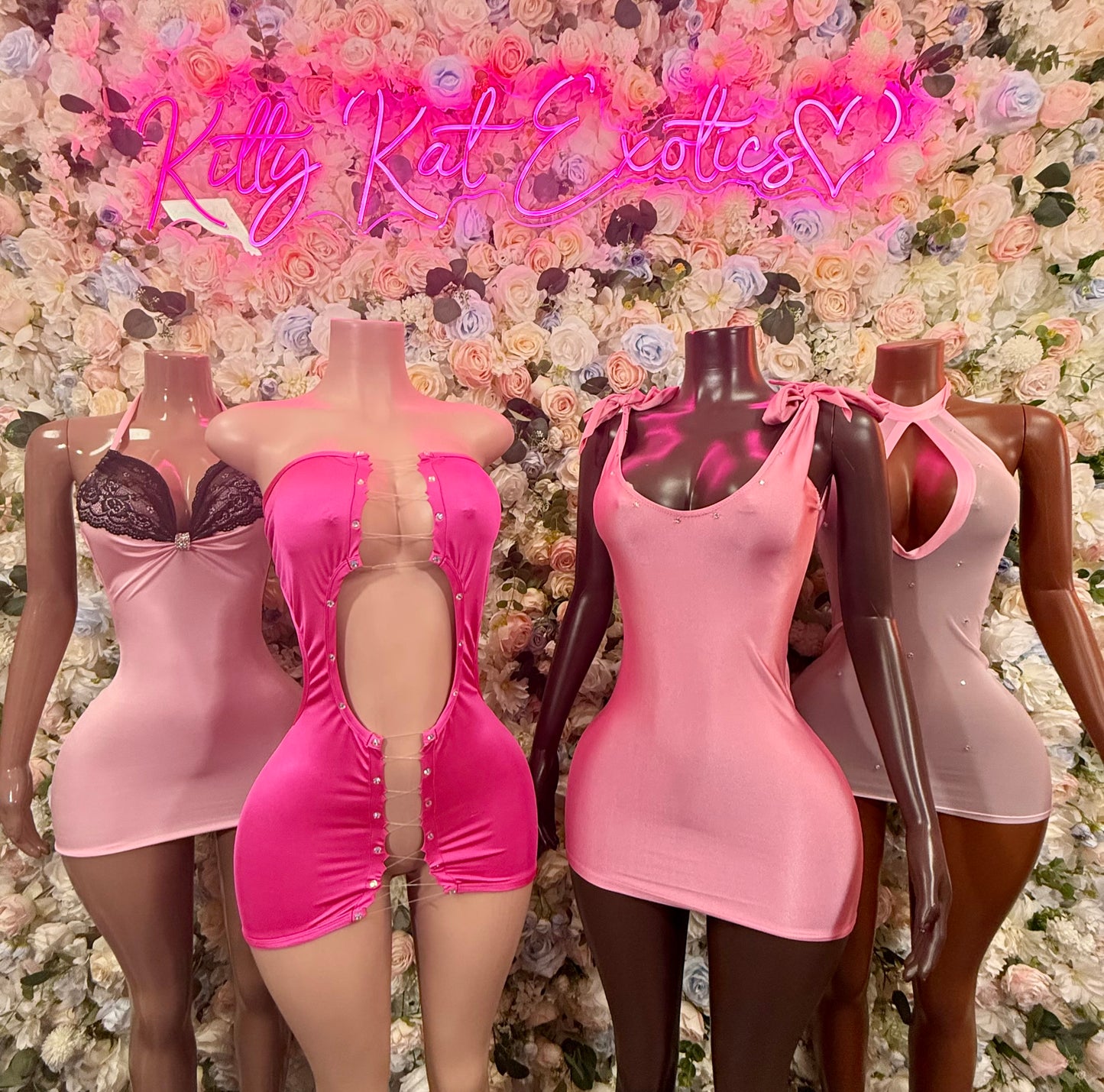 Women’s Pink Dance Dress  Clubwear Dress