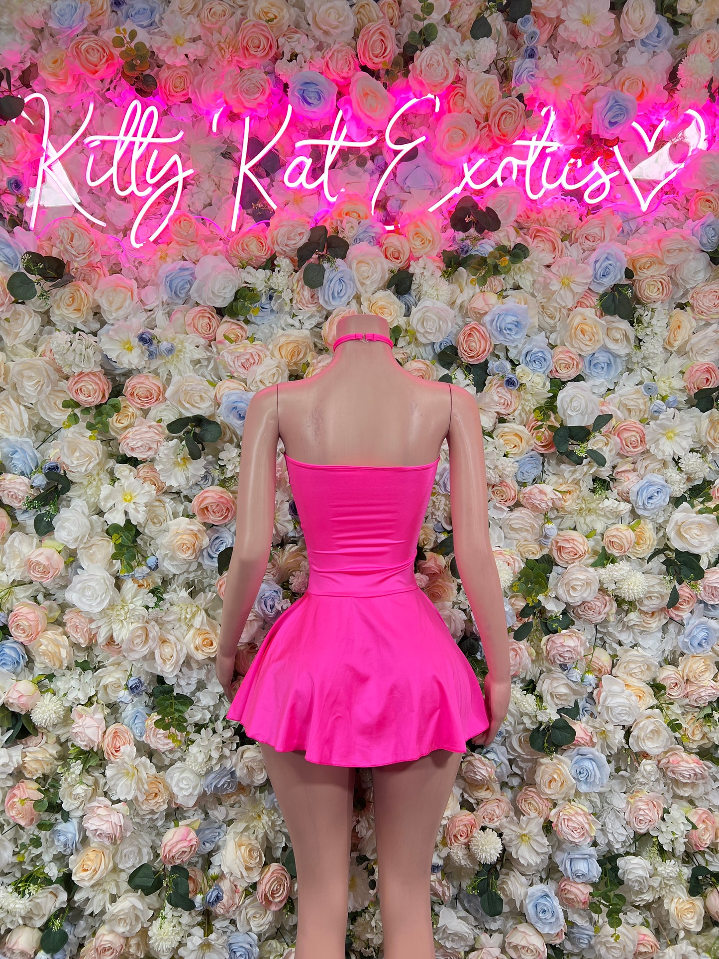 Women’s Dress Pink Mini Dress Exotic Dancewear, Party Outfit Dinner Dress