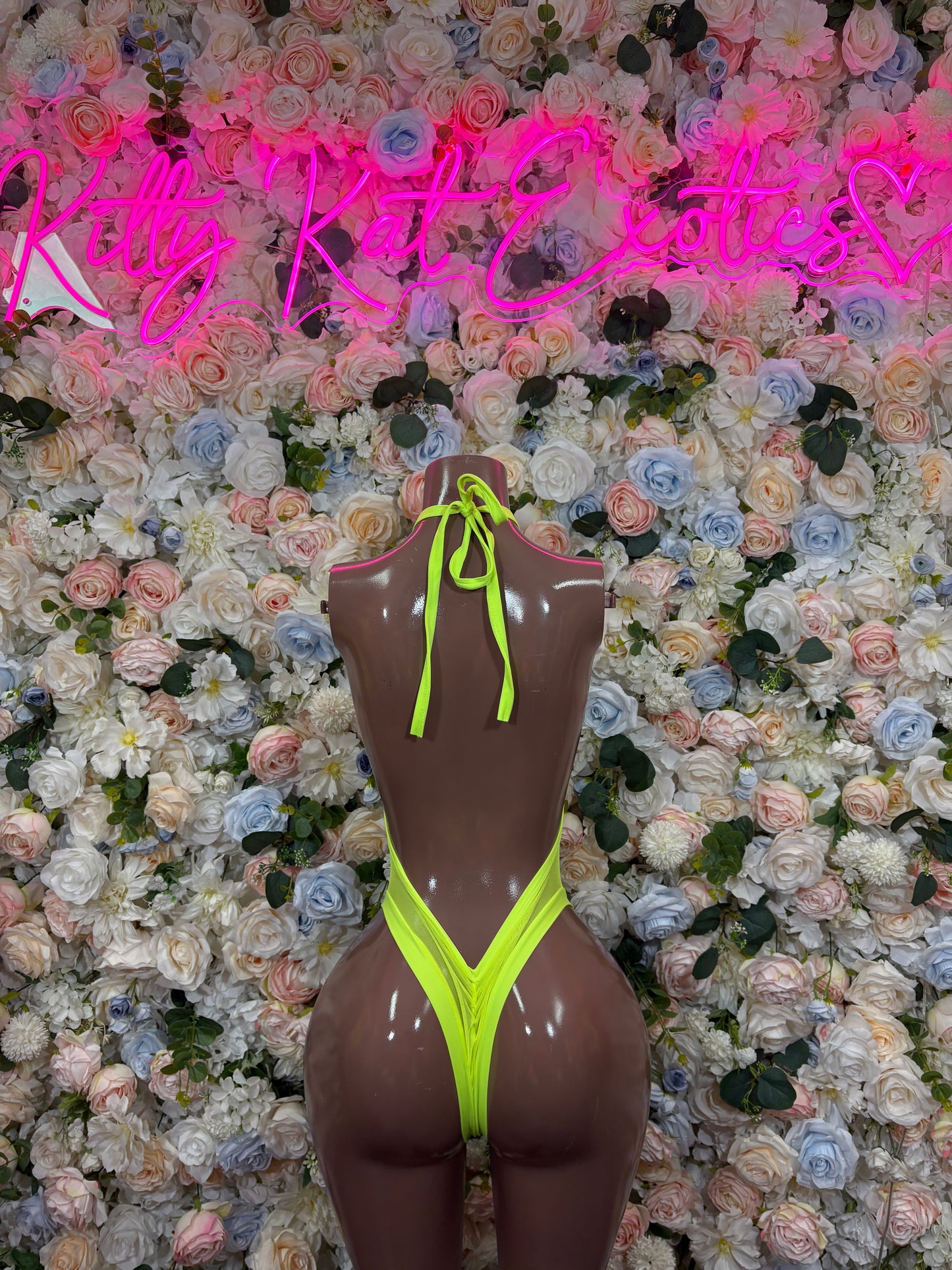 Rave Outfit Neon Green Bodysuit - Exotic Dancewear for Performers, Raves, & Festival Clothing