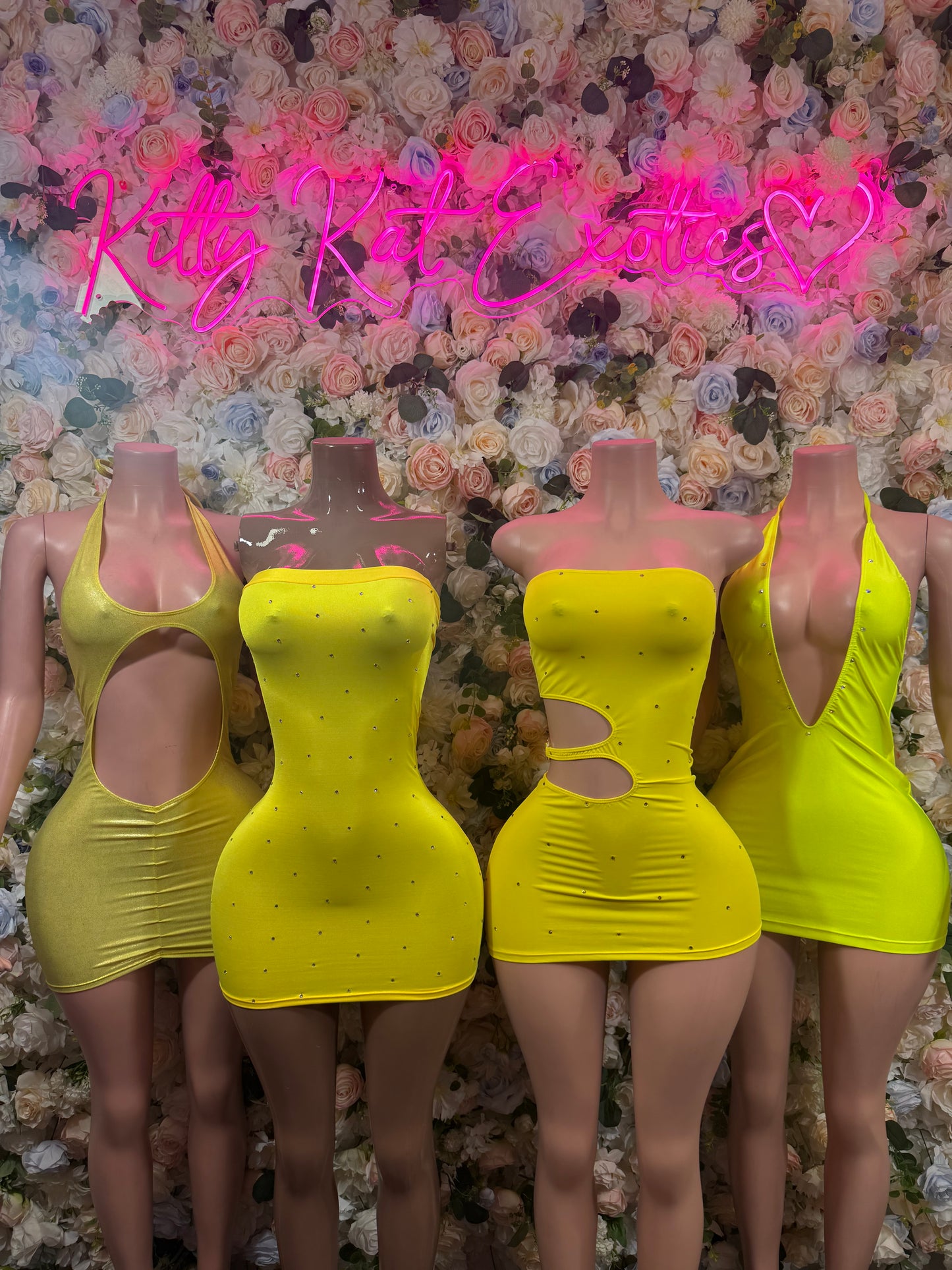 Women’s Yellow Dress   – Exotic Dancewear