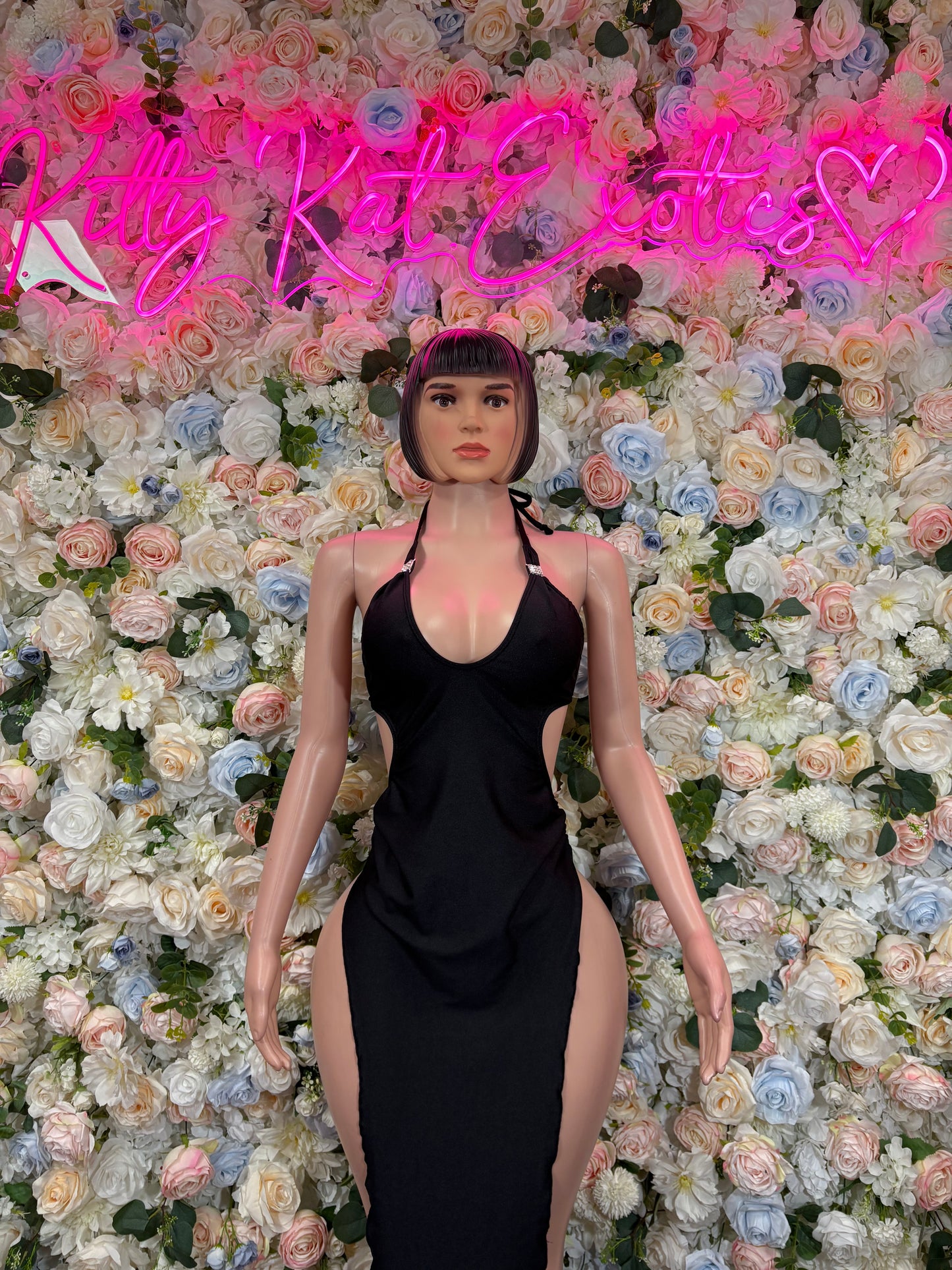 Black Gown Exotic Dancewear