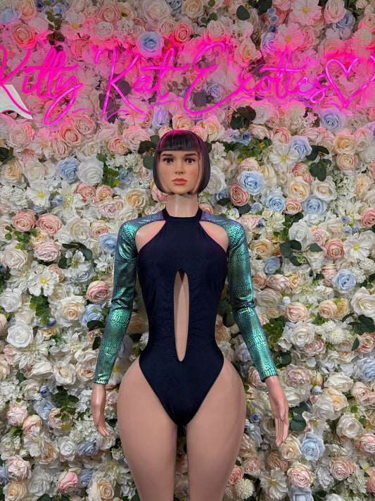 Festival Bodysuit Black - One Piece Exotic Dancewear