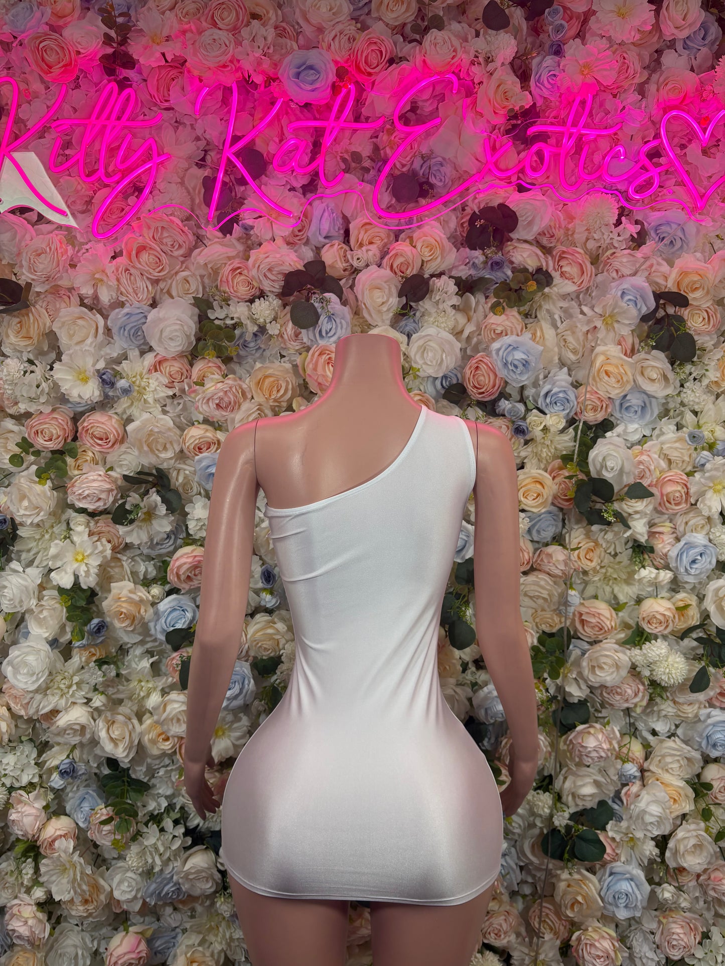 Exotic Dancewear Outfit White Dress Clubwear Festival Outfit EDM Party Dress Sexy White Bodycon Womens Dress