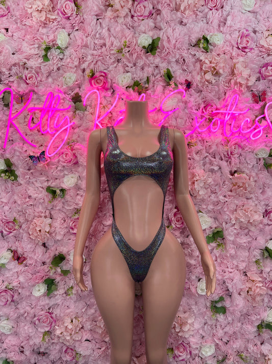 Exotic DancewearOne-Piece Black Bodysuit  Exotic Dancewear for Performers, Raves, or Night Out | Bottlegirl Outfits