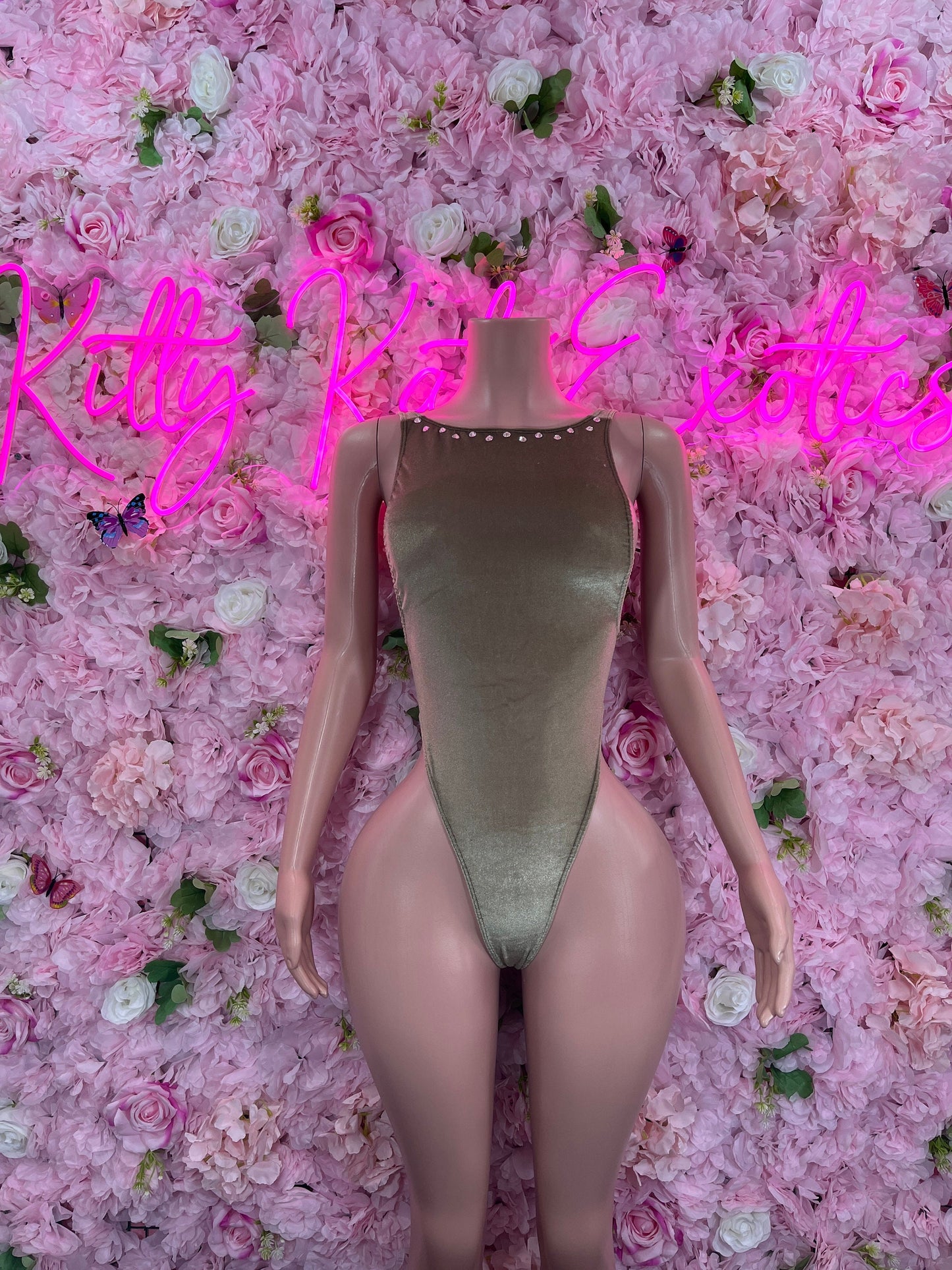 Exotic DancewearOne Piece Nude