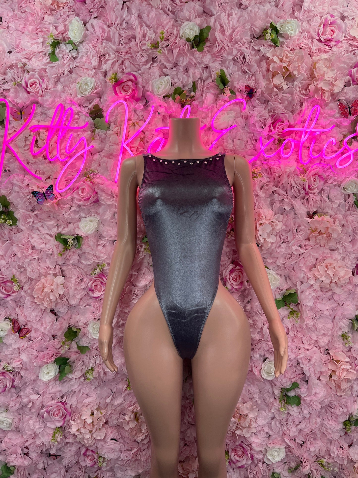 Exotic DancewearOne-Piece Black Bodysuit  Exotic Dancewear for Performers, Raves, or Night Out | Bottlegirl Outfits