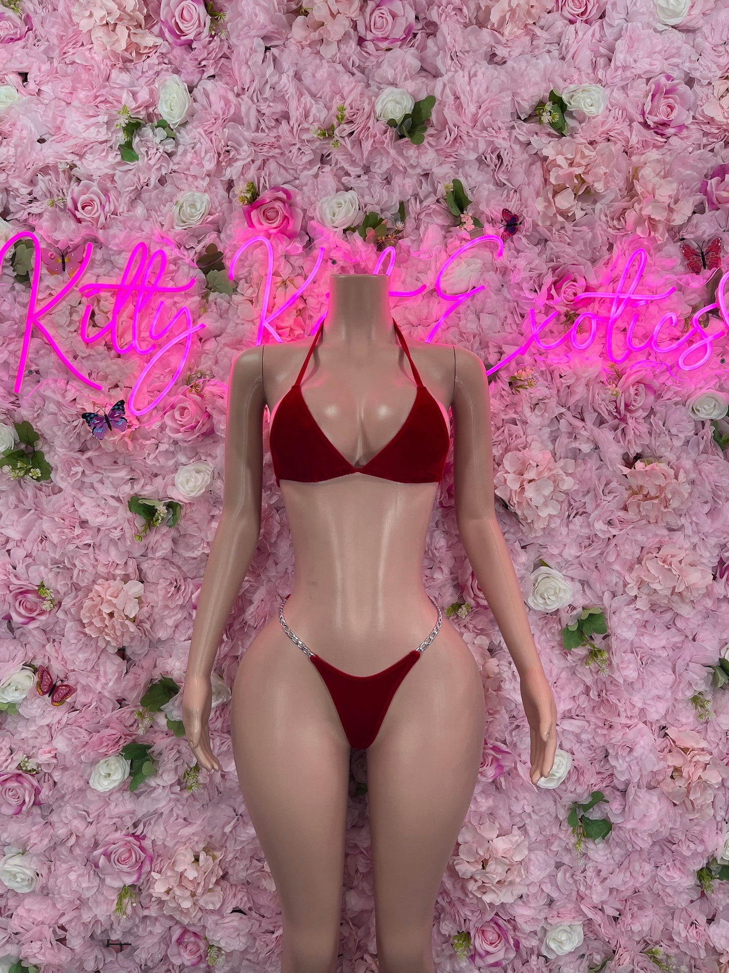 Valentines Day Two Piece Red