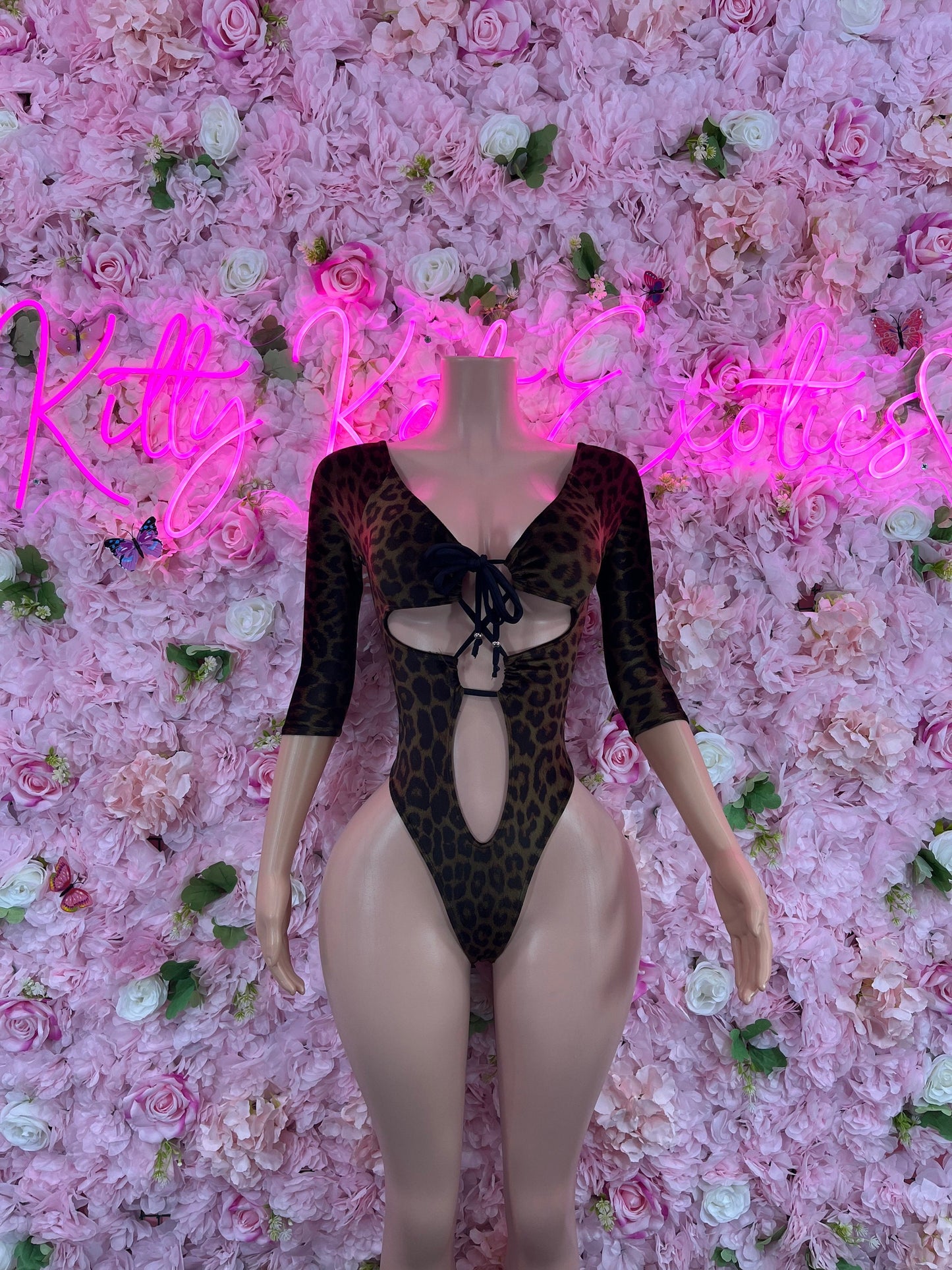 One  Piece Bodysuit Leopard  Sexy Outfit for Parties, Animal Print, Clubwear, or Festivals |  Exotic DancewearOne Piece Leopard