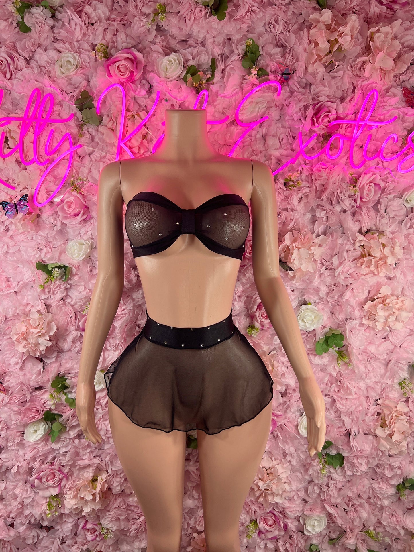 Two Piece Skirt Set ST Mesh