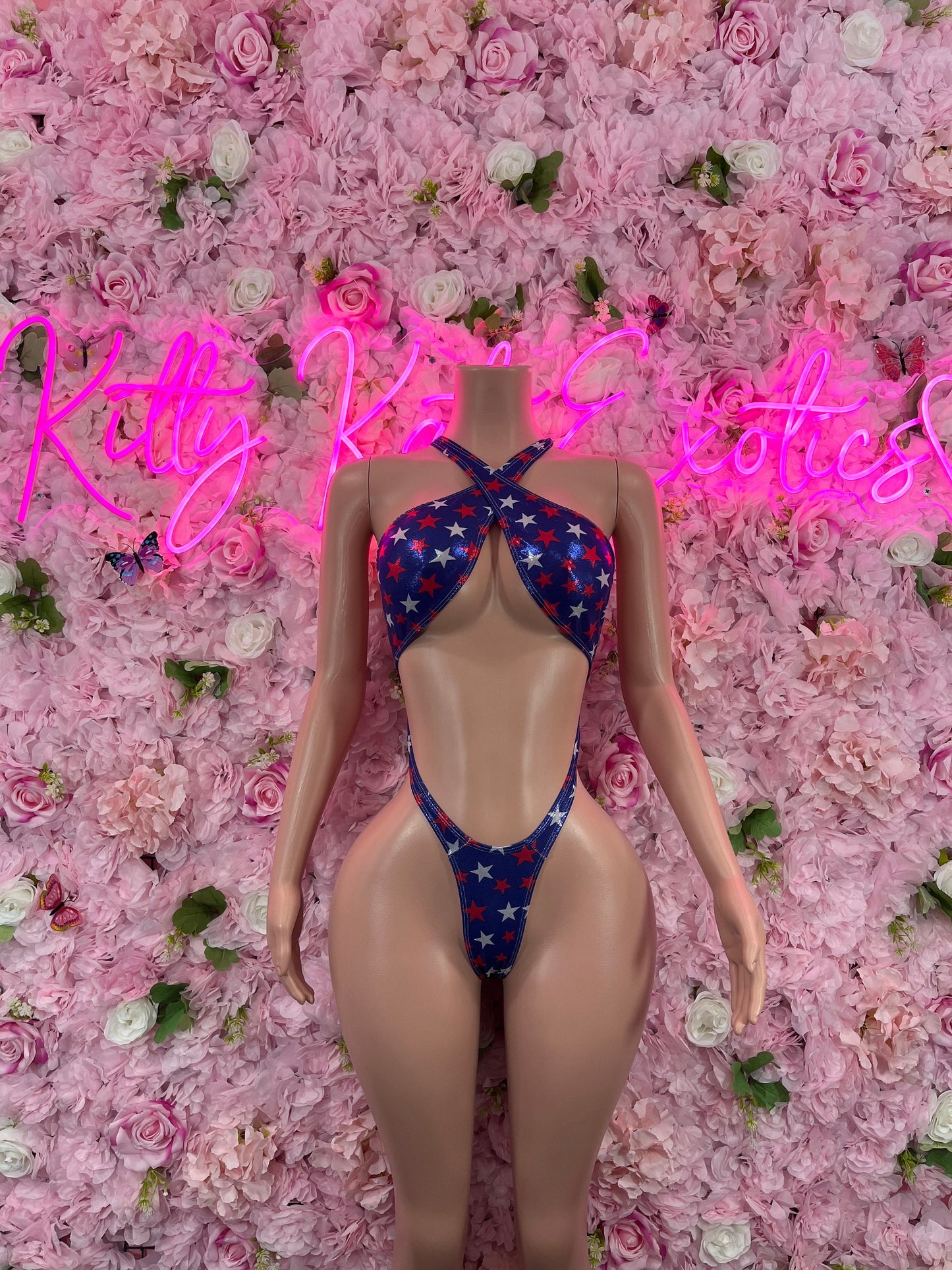 Exotic DancewearOne Piece Fire Works