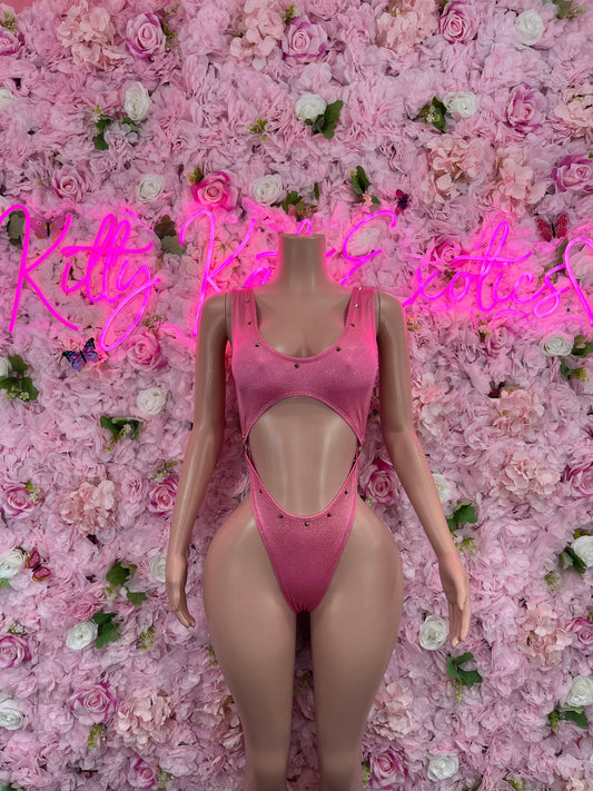 Exotic DancewearOne Piece Pink