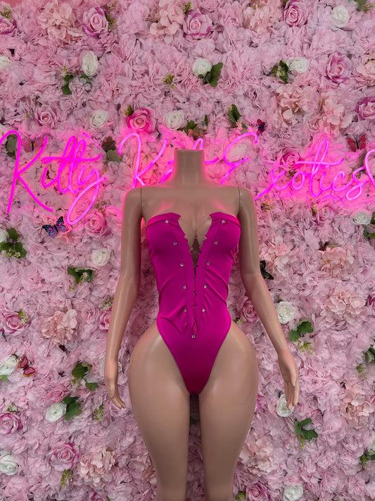 Exotic DancewearOne Piece Pink