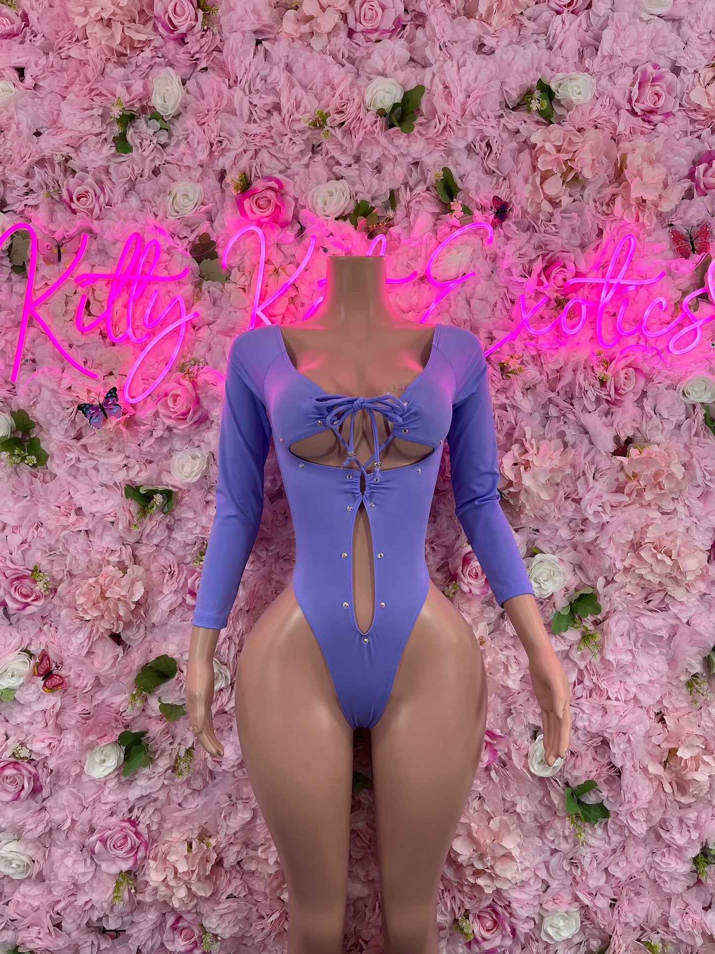 Exotic DancewearOne Piece Lilac