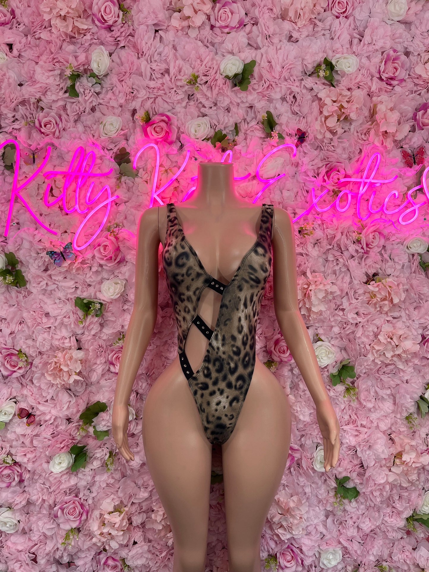 Exotic DancewearOne Piece Cheetah