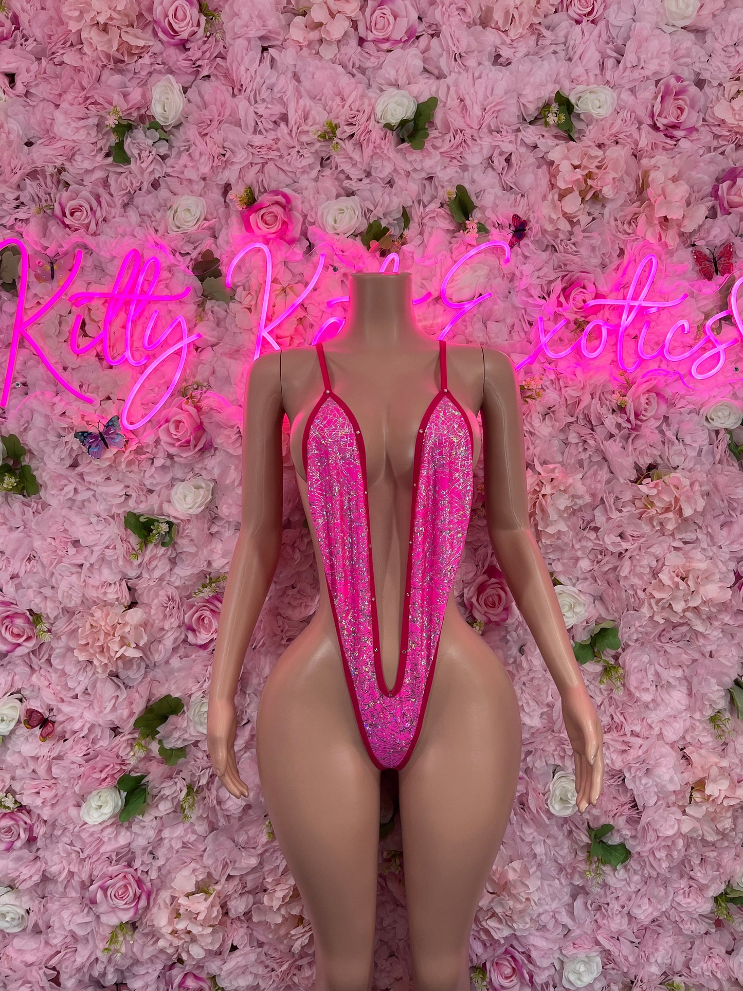 Exotic DancewearOne Piece Pink