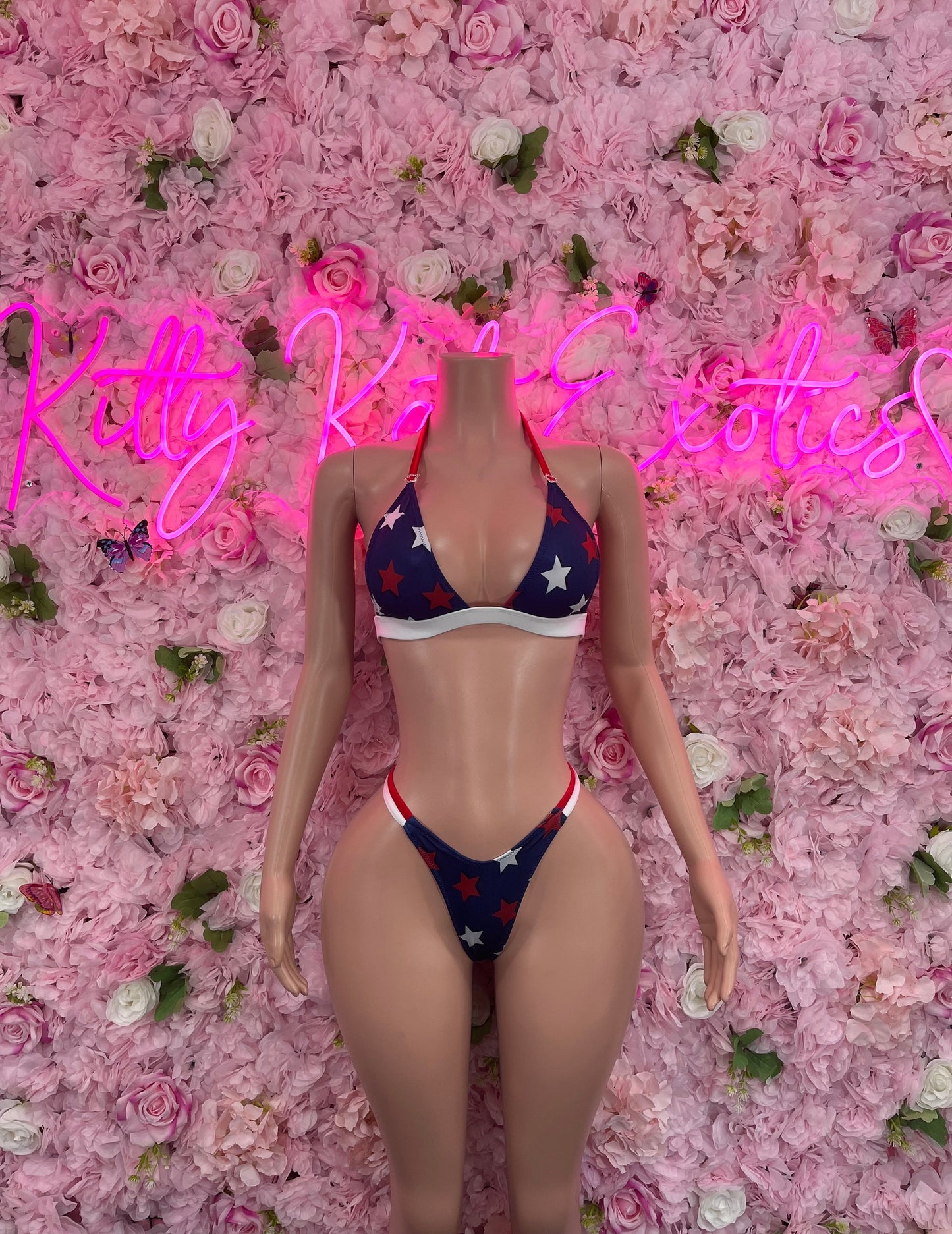 Two-Piece USA Bikini  Patriotic Swimsuit for Beach, Pool Parties, or Summer Fun | Stylish and Comfortable Swimwear