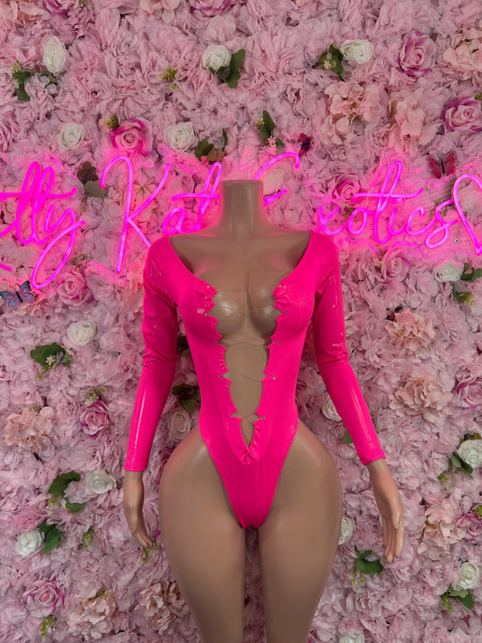 Exotic DancewearOne Piece Pink