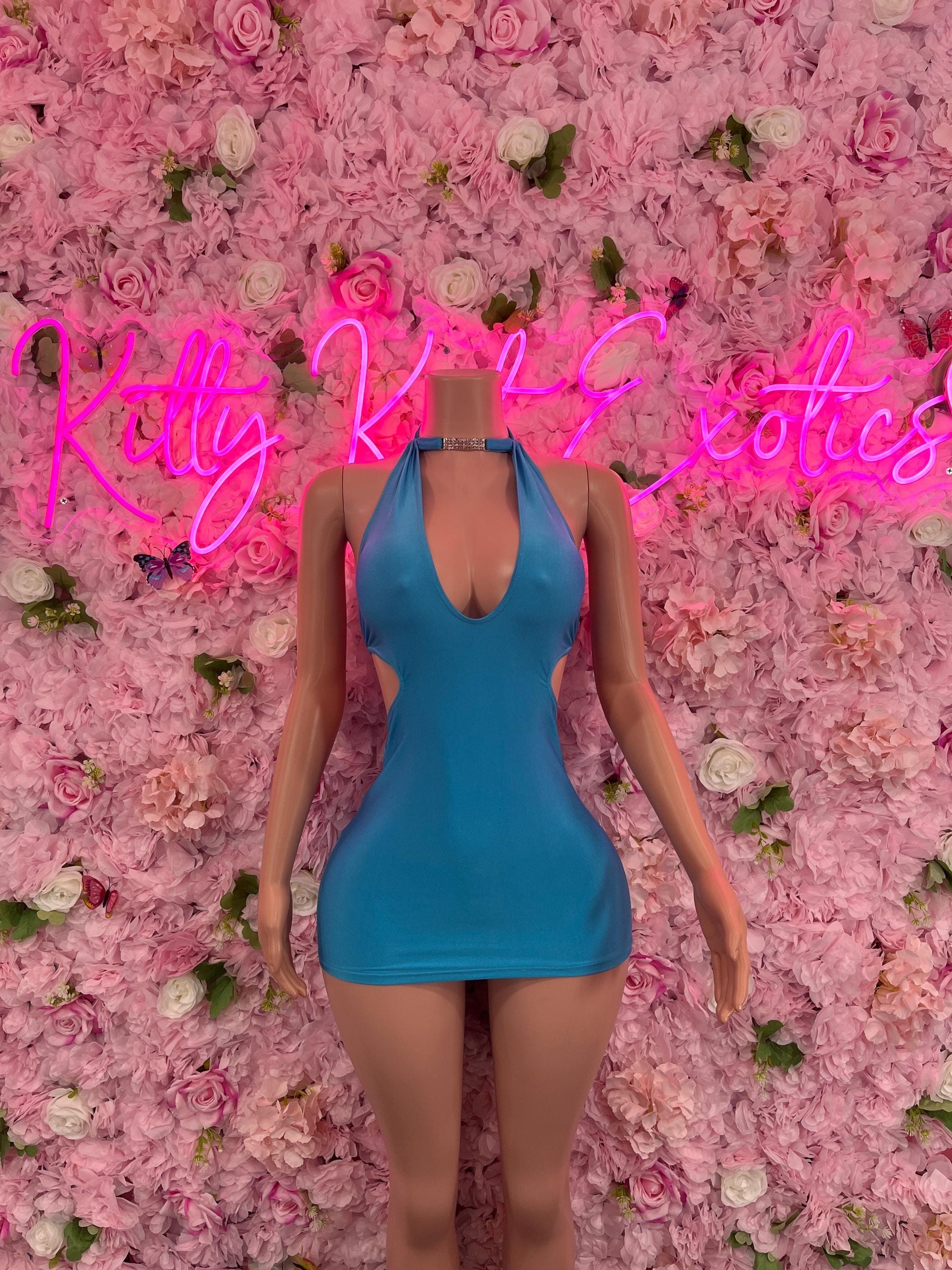 Teal Dress Sexy Dancewear & Ravewear for Festivals, Clubbing, and Part Kittykatexotics Teal Dress Sexy Dancewear & Ravewear for Festivals, Clubbing, and Part Kittykatexotics
