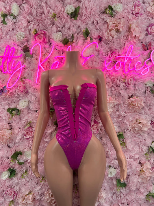 Exotic DancewearOne Piece Pink