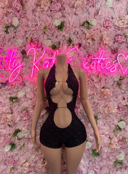 One Piece Bodysuit Black Womens Clothing