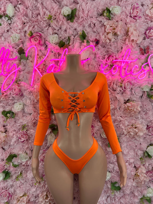 Two Piece LongSleeve Orange