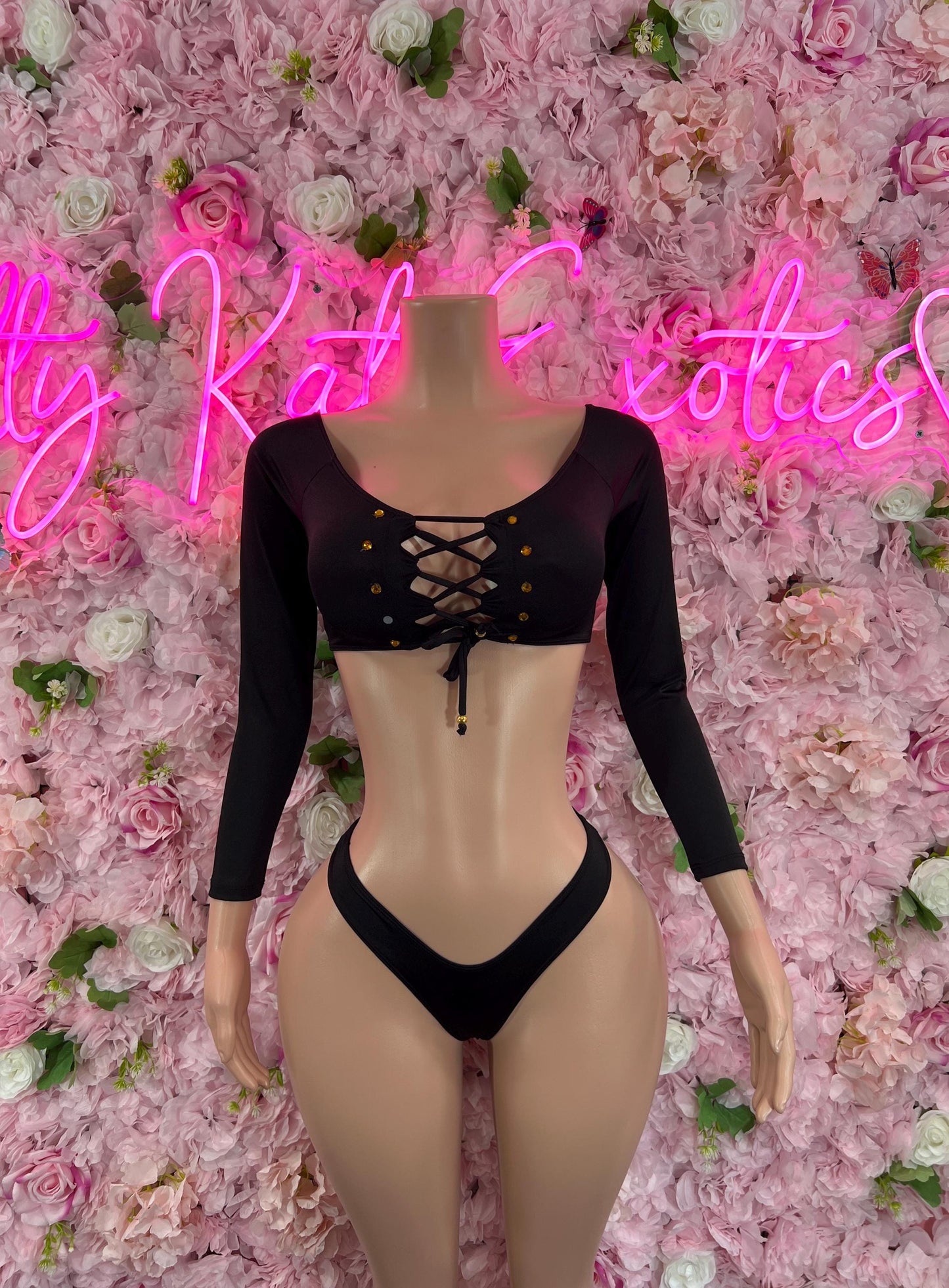 Two Piece Black Longsleeve