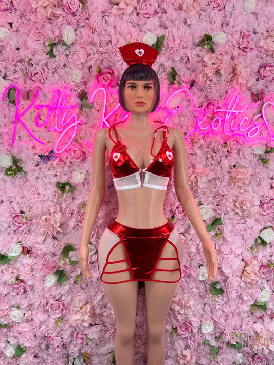 Halloween Costume “Sexy Nurse - All Accessories Shown Included