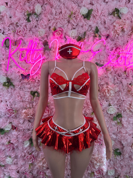 Halloween Costume “Sexy Nurse  - All Accessories Shown Included