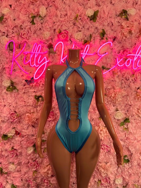 One Piece Bodysuit Aqua Ravewear Festival wear