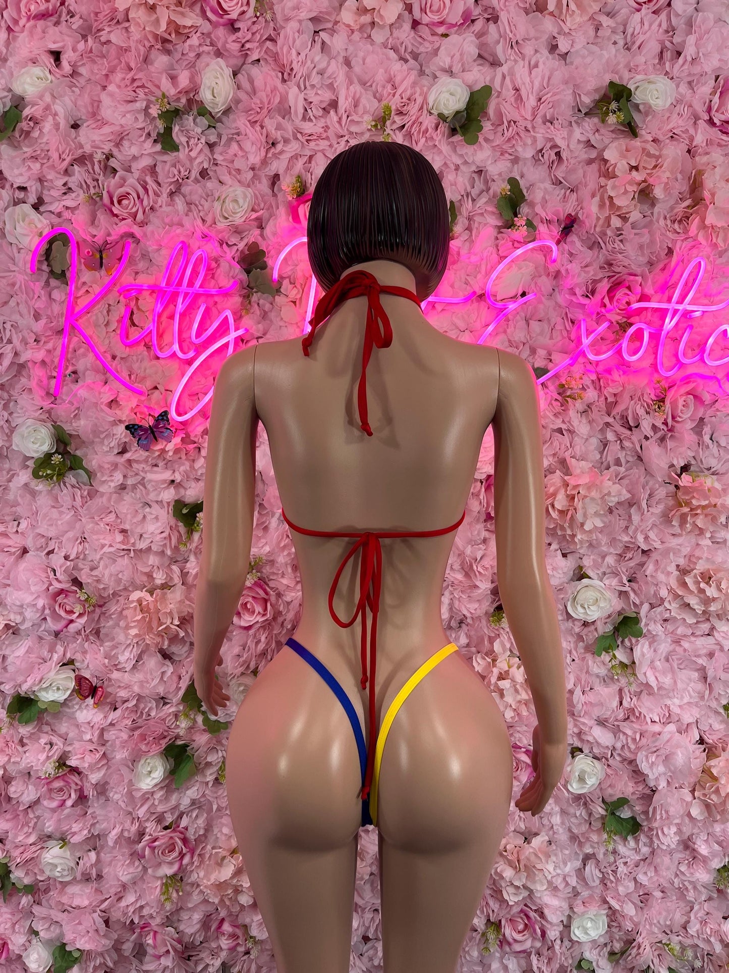 Two Piece Bikini Ecuador Flag Festivalwear