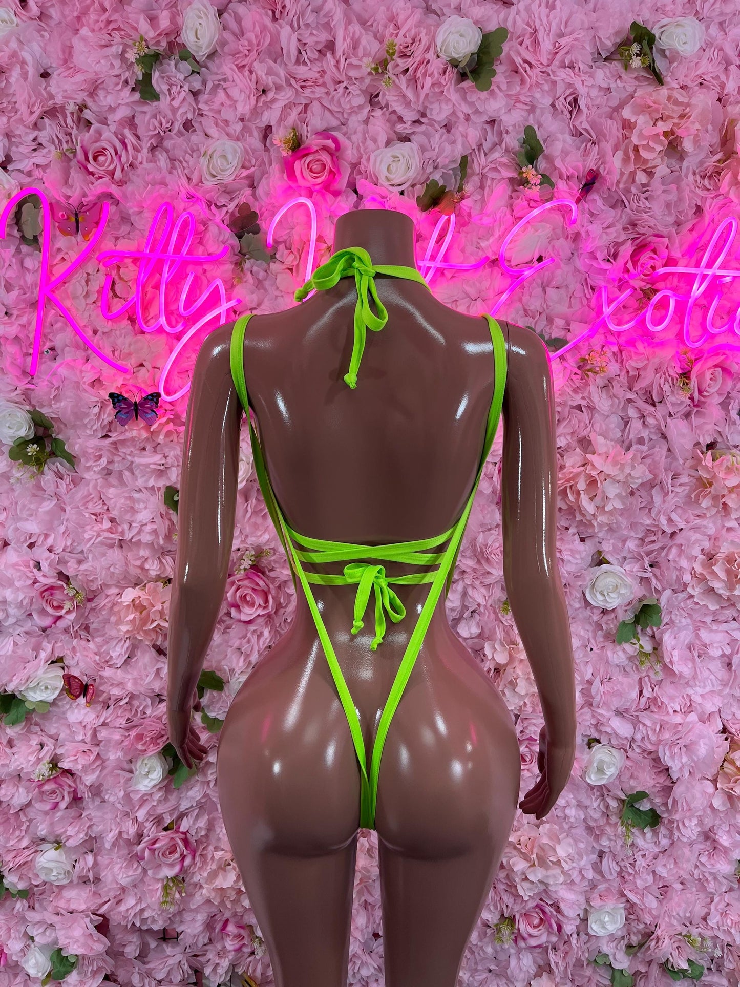 Slingshot One Piece Neon Green Dancewear Festivlwear