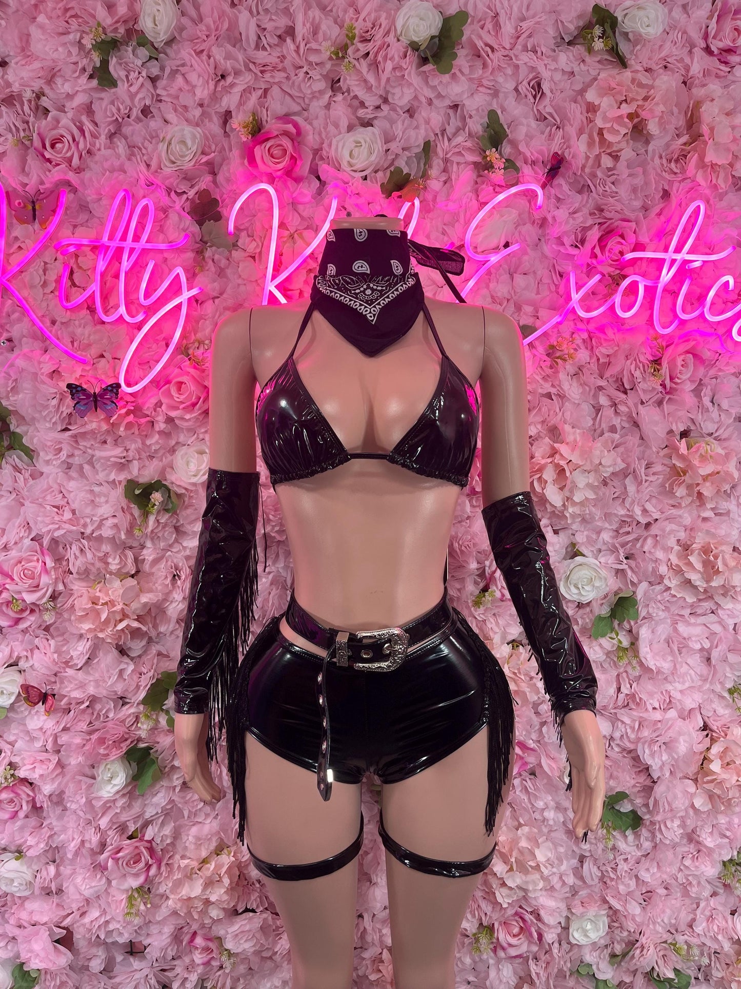 Halloween Costume “Biker Chic - All Accessories Shown Included Ravewear Festival wear