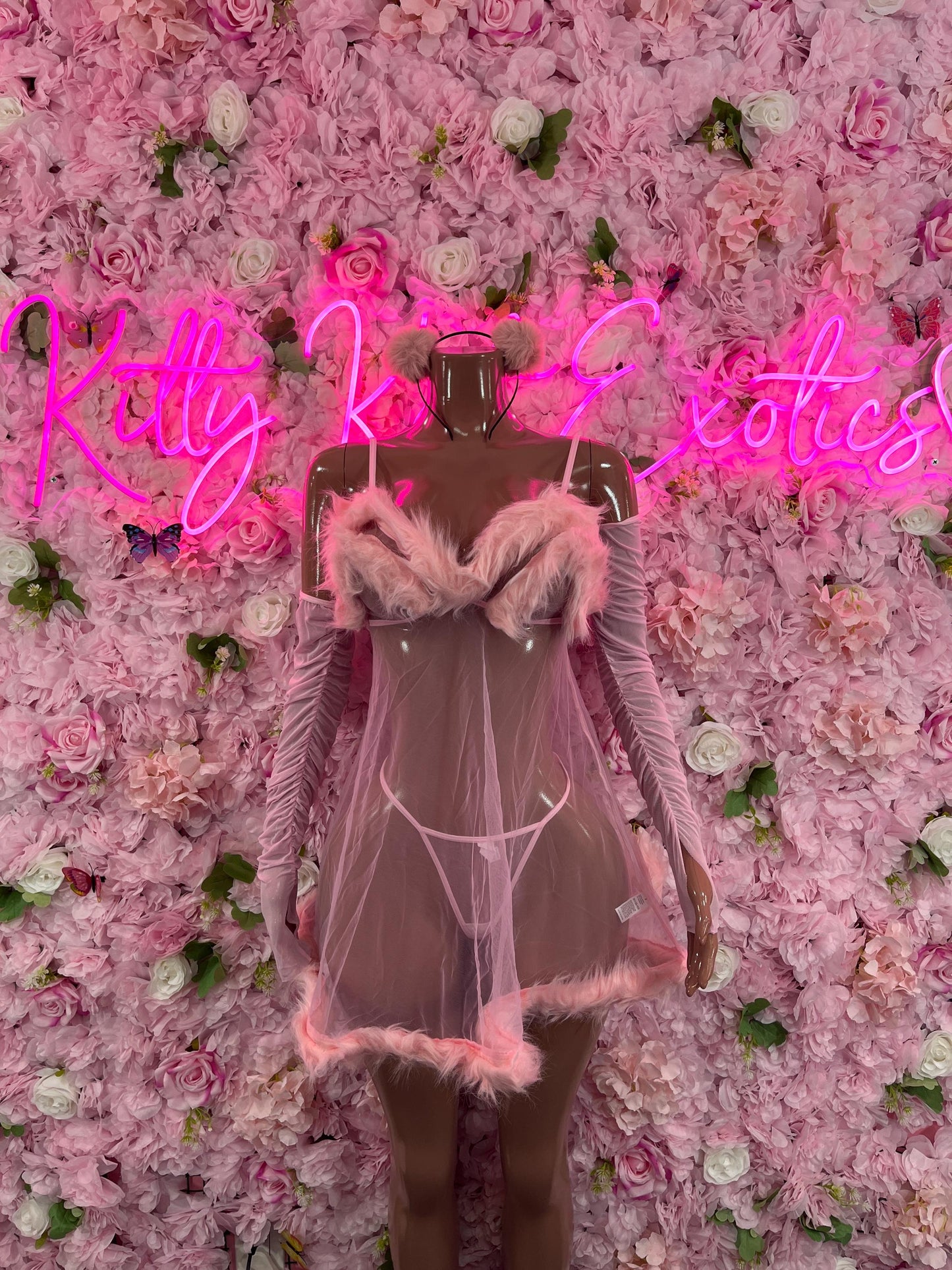 Halloween Costume “Sexy Teddy Bear  - All Accessories Shown Included Ravewear Festival wear