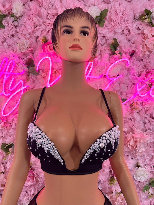 Ravewear Custom Bra “Pearl Drip Dancewear Ravewear Top
