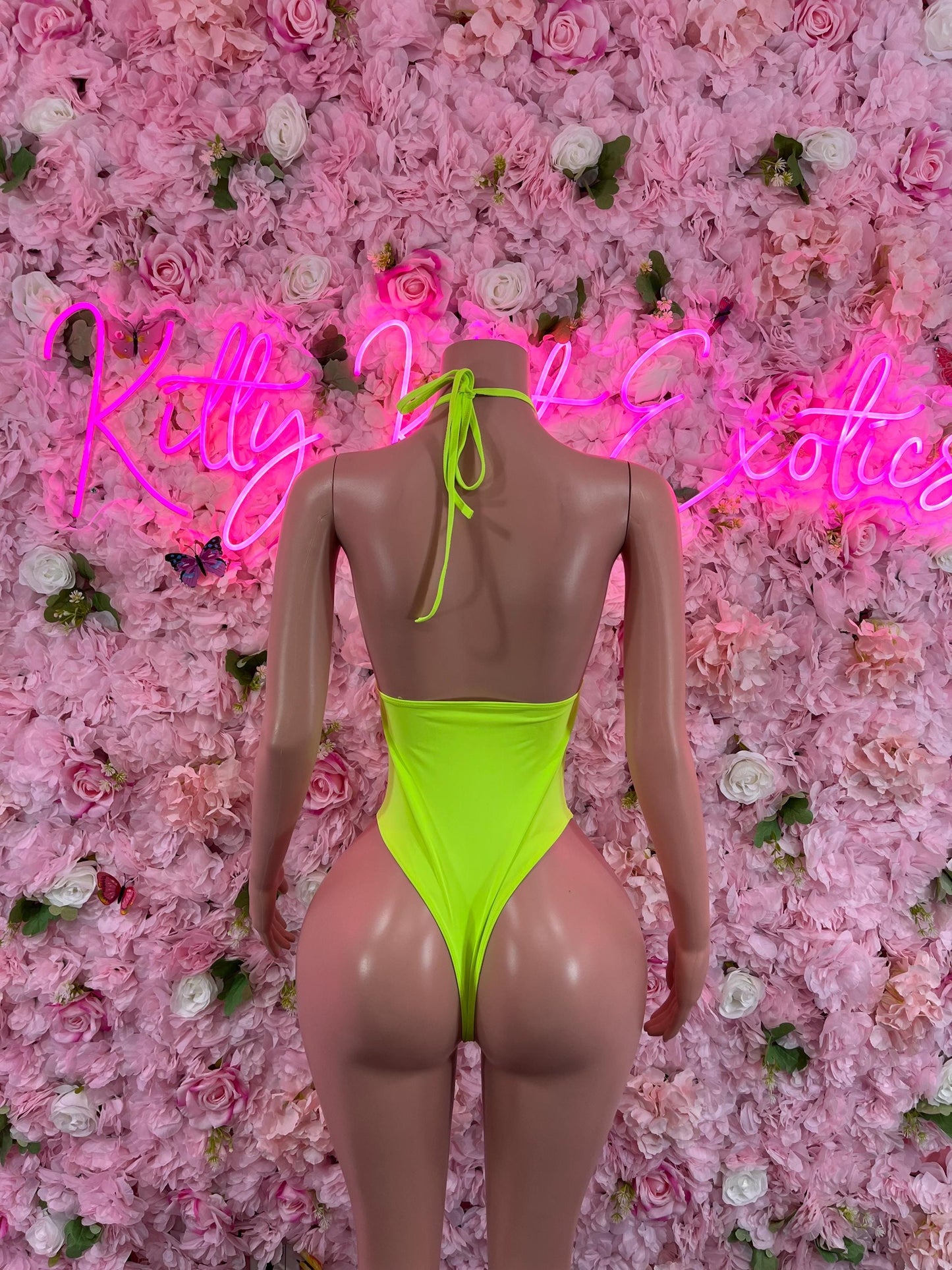 Exotic DancewearOne Piece Green Bodysuit Dancewear Festival Wear