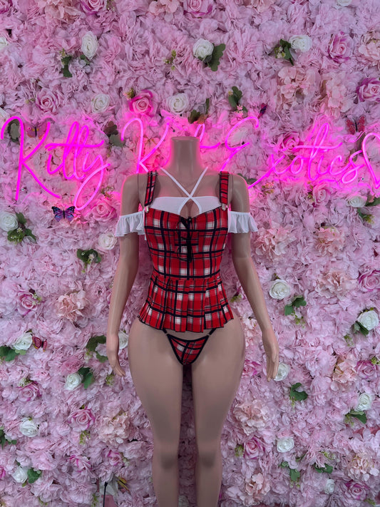 Halloween Costume Schoolgirl - All Accessories Shown Included