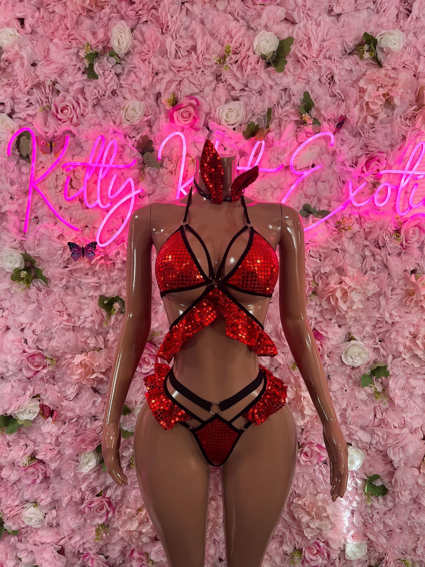 Halloween Costume “Electro Bunny  - All Accessories Shown Included Ravewear Festival wear