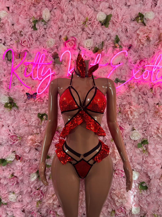 Halloween Costume “Electro Bunny  - All Accessories Shown Included Ravewear Festival wear