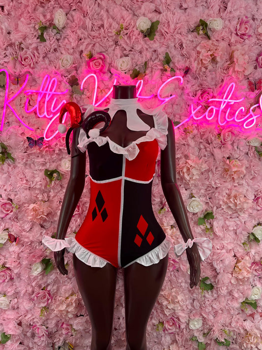 Halloween Costume   “Harley Quinn- All Accessories Shown Included (small/medium)