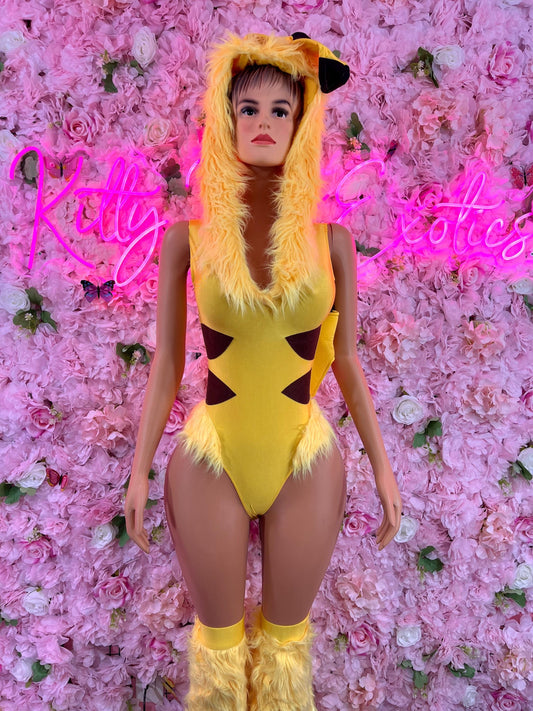 Halloween Costume “Pikachu - All Accessories Shown Included Ravewear Festival wear
