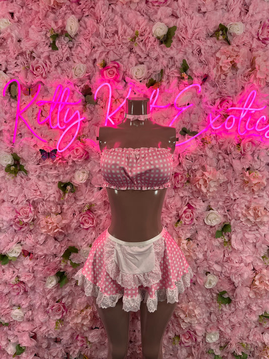 Halloween Costume “Maid - All Accessories Shown Included Ravewear Festival wear