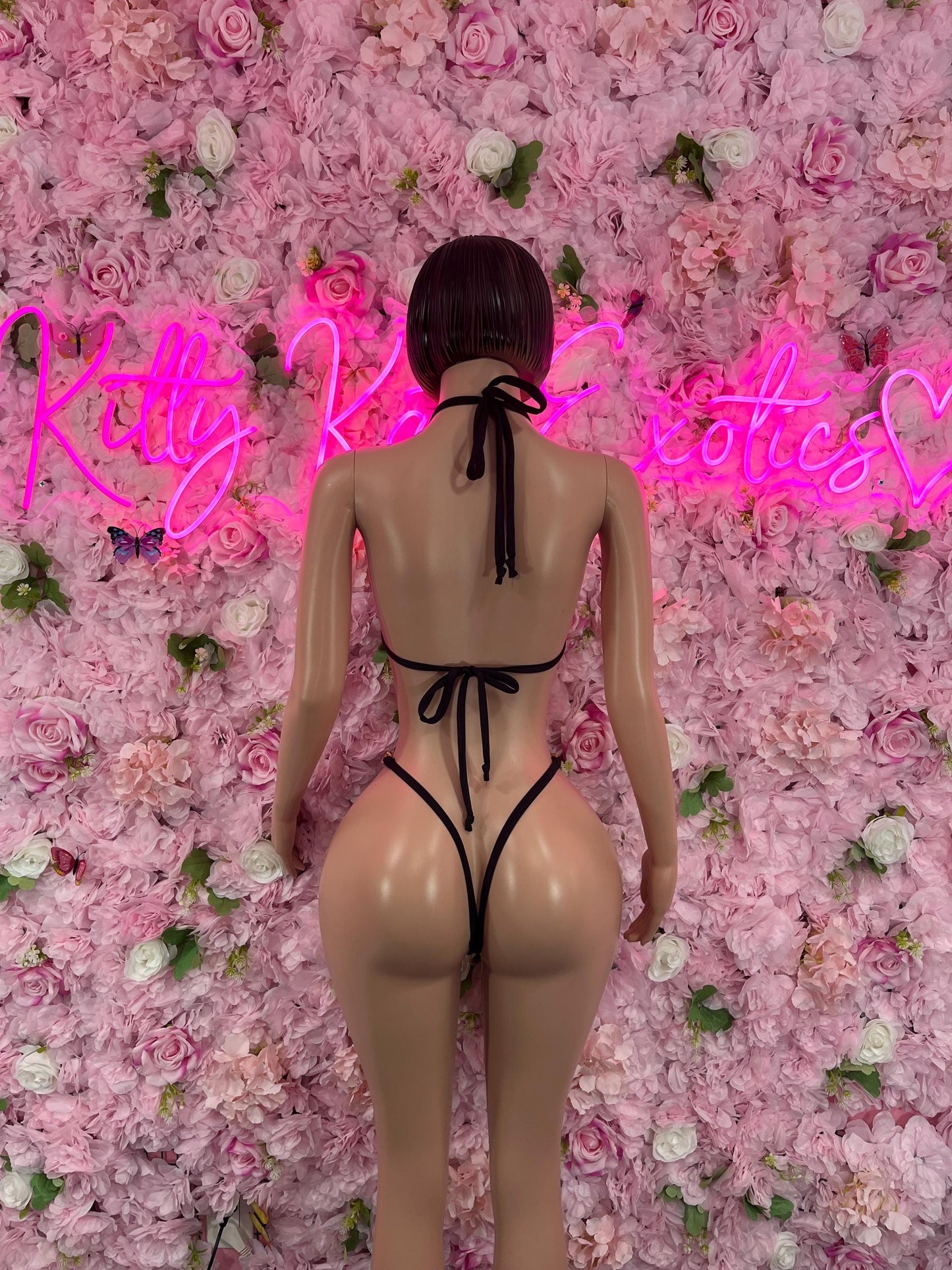 Two Piece Bikini Black Swimwear Beachwear Bottlegirl Outfit