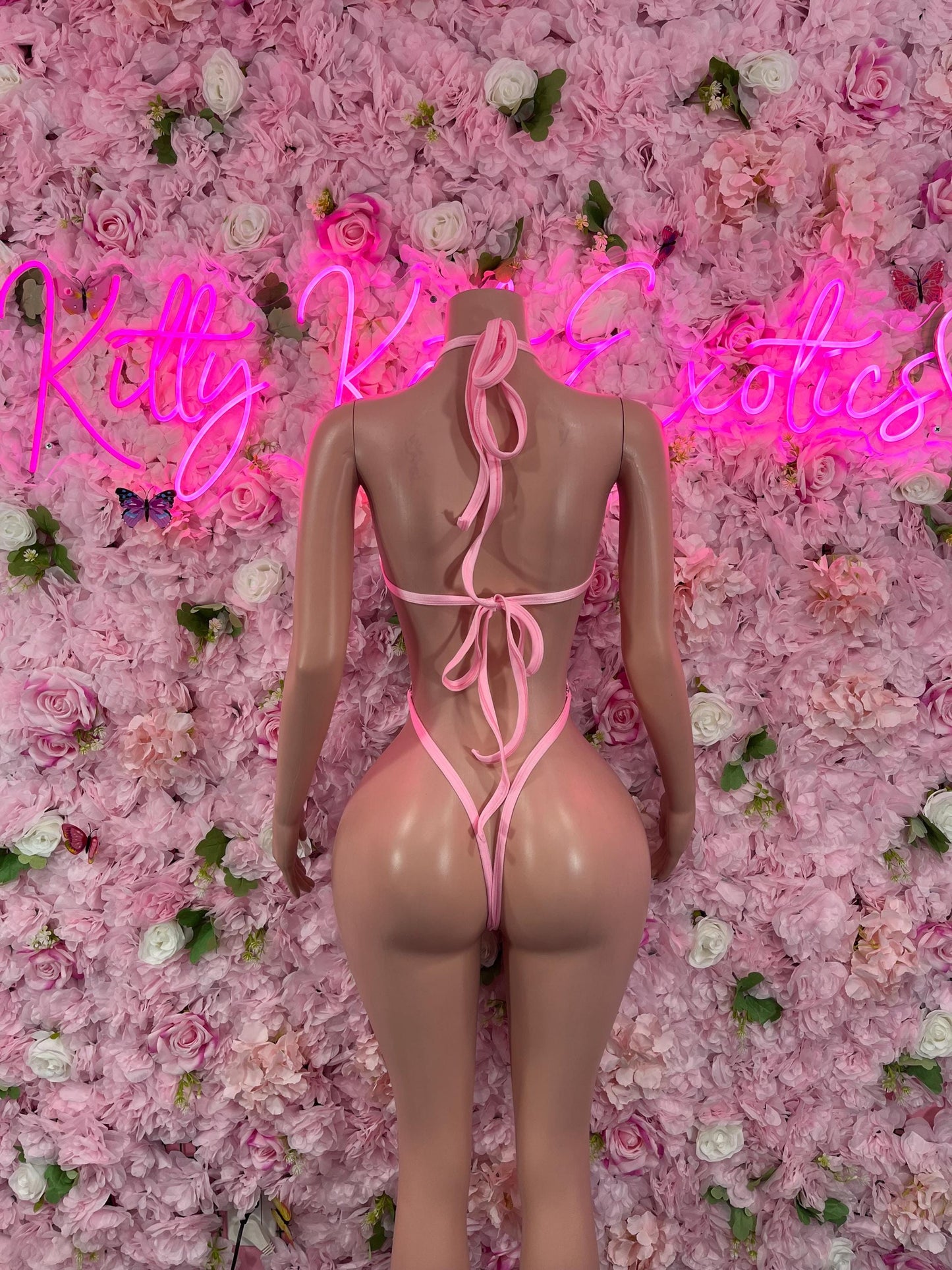 Exotic DancewearOne Piece Bodysuit Blue Pink Exotic Dancewear Performance Wear Stripper wear