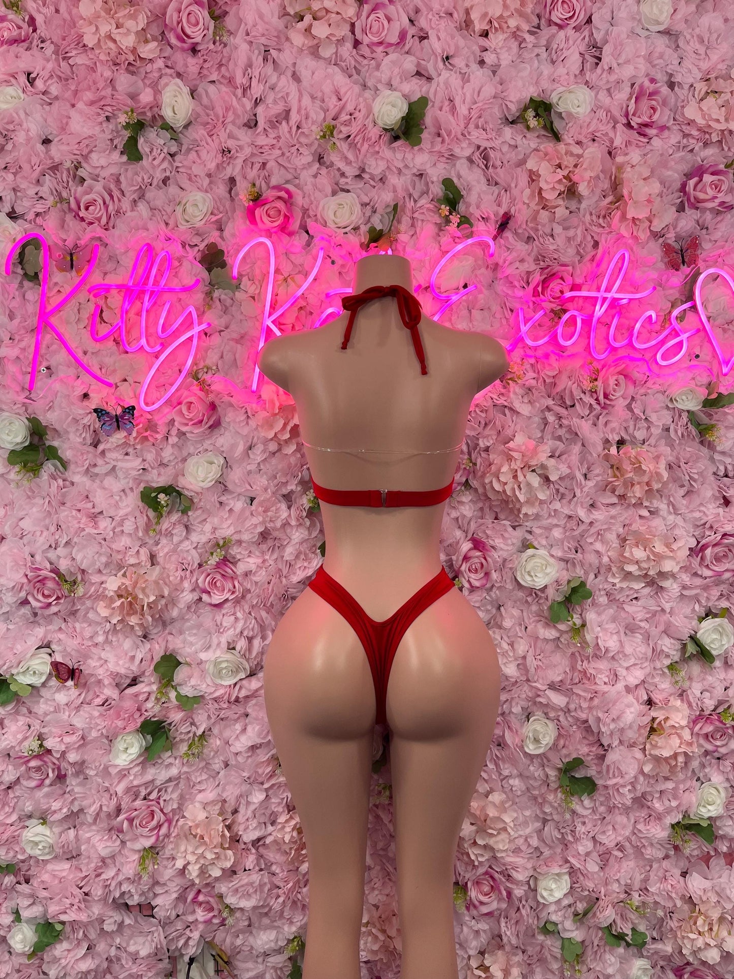 Sexy Santa Christmas Costume - Two Piece Holiday Outfit - Festive Womens Christmas Lingerie Christmas